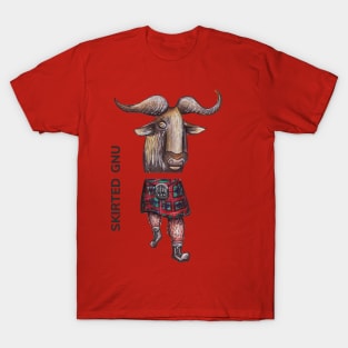 SKIRTED GNU by FrankenDuo T-Shirt